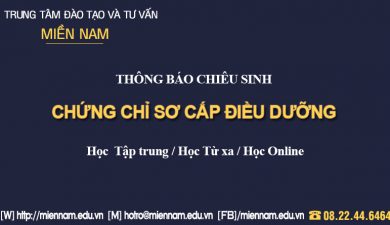 Chứng chỉ Sơ cấp Điều dưỡng